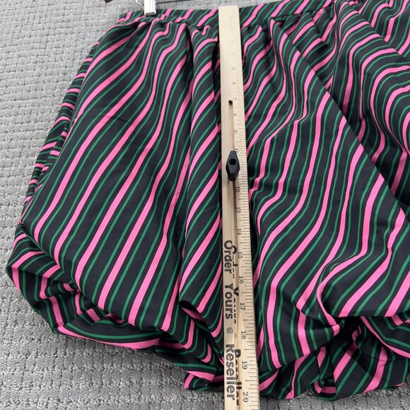 Wicked x Target Womens Mini Bubble Black Pink Green Striped Skirt Size XL - Picture 6 of 6